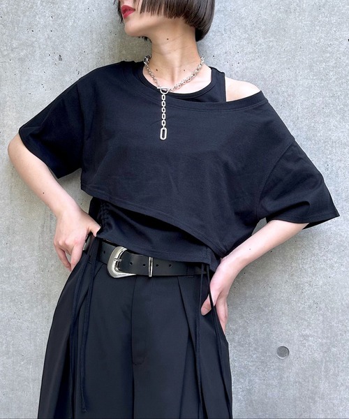 セール】オフショルTドロストタンクセット（Tシャツ/カットソー