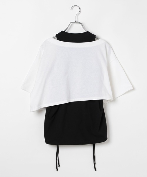 PAGEBOY(ページボーイ)の「オフショルTドロストタンクセット(Tシャツ/カットソー・レディース・オフホワイト/ブラック/サックスブルー/グリーン系その他2・FREE)」の19枚目の写真