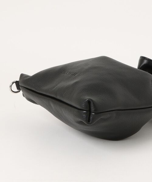 ADAM PATEK（アダムパテック）の「●ADAMPATEK●new shrink leather drawstring mini bag（ハンドバッグ・レディース・ブラック・FREE）」の15枚目の写真