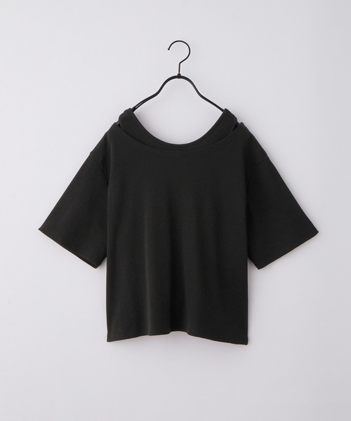 nui nullu(ヌイヌル)の「【nui nullu】2WAYテレコリブタンクトップ&半袖カーディガン セット(Tシャツ/カットソー・レディース・チャコール/ブラック/アイボリー/ブルー・FREE)」の18枚目の写真