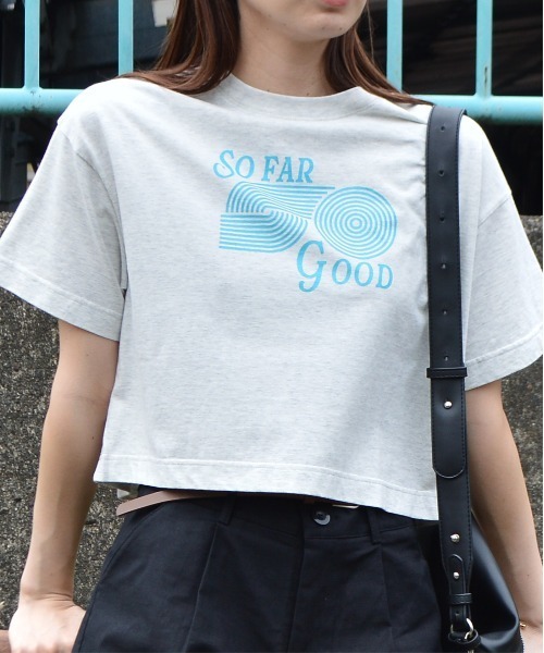 spiritoso(スピリトーゾ)の「【spiritoso】アソートクロップドTシャツ(CP)(Tシャツ/カットソー・レディース・ホワイト系2/ホワイト系1/ホワイト系3・FREE)」の3枚目の写真
