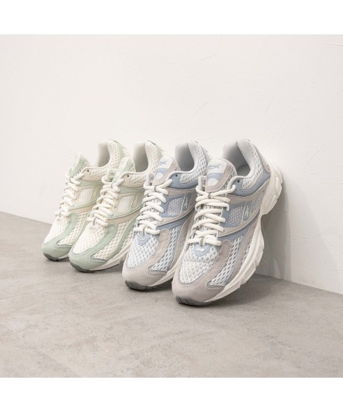 Reebok(リーボック)の「プレミア トリニティ KFS / PREMIER TRINITY KFS(スニーカー・レディース・グレー/ホワイト×グリーン・22.5cm/23.0cm/23.5cm/24.5cm/24.0cm/25.0cm/25.5cm/26.0cm)」の5枚目の写真