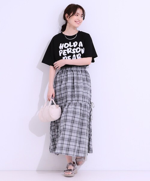 Cutie Blonde(キューティーブロンド)の「◆【洗える/S-LL】サガラ刺繍アソートTシャツ(Tシャツ/カットソー・レディース・ブラック系3/チャコール/ホワイト系4/ホワイト系1・04/03/02/01)」の19枚目の写真