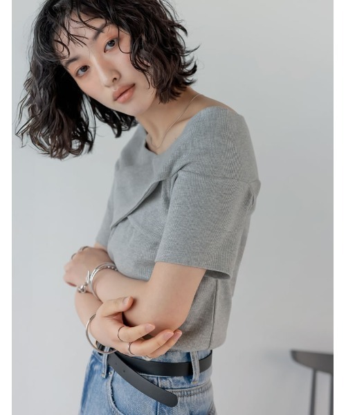トップス re レースアップリブCT|ems excite | RETRO GIRL ONLINE STORE