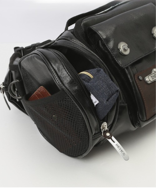 DEVICE（デバイス）の「DEVICE gear 4wayヒップバッグ（ボディバッグ/ウエストポーチ・メンズ・ブラック/ブラウン/カーキ・FREE）」の12枚目の写真