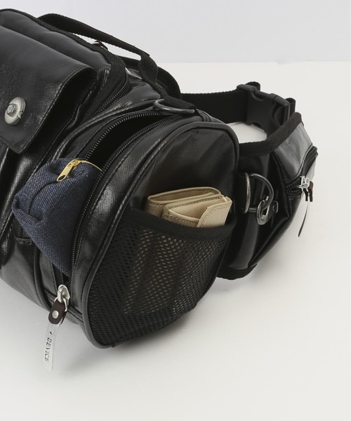 DEVICE（デバイス）の「DEVICE gear 4wayヒップバッグ（ボディバッグ/ウエストポーチ・メンズ・ブラック/ブラウン/カーキ・FREE）」の13枚目の写真