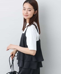 MK MICHEL KLEIN | ティアードキャミビスチェ/洗える(キャミソール)