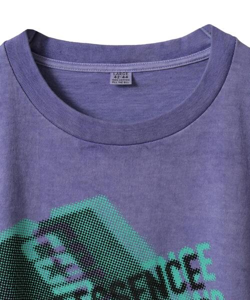 CONVERSE TOKYO（コンバーストウキョウ）の「【FILL THE BILL】SHOES BOX TEE（Tシャツ/カットソー・レディース・ホワイト/ブラック/パープル・SMALL/MEDIUM）」の6枚目の写真