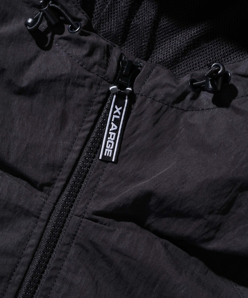 XLARGE ナイロンジャケット 黒 M XLARGE ナイロンジャケット HOODED TRACK JACKET メンズ