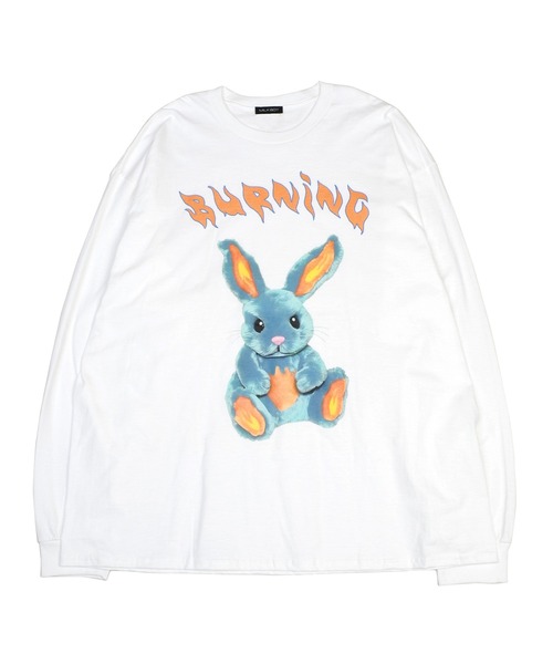 MILKBOY(ミルクボーイ)の「BURNIN BUNNY L.S. Tシャツ(Tシャツ/カットソー・メンズ・A/B・L/XL)」の3枚目の写真
