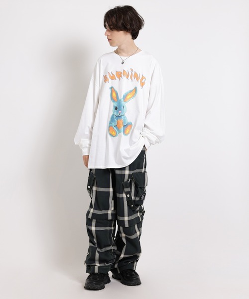 MILKBOY(ミルクボーイ)の「BURNIN BUNNY L.S. Tシャツ(Tシャツ/カットソー・メンズ・A/B・L/XL)」の9枚目の写真
