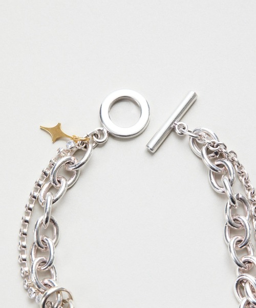 LAPUIS(ラピュイ)の「LAPUIS(ラピュイ) Ornament bracelet(ブレスレット・レディース・ゴールド/マルチ・FREE)」の5枚目の写真
