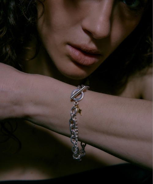 LAPUIS(ラピュイ)の「LAPUIS(ラピュイ) Ornament bracelet(ブレスレット・レディース・ゴールド/マルチ・FREE)」の7枚目の写真