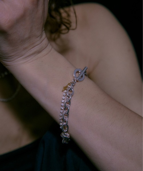 LAPUIS(ラピュイ)の「LAPUIS(ラピュイ) Ornament bracelet(ブレスレット・レディース・ゴールド/マルチ・FREE)」の9枚目の写真