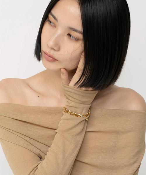 LAPUIS(ラピュイ)の「LAPUIS(ラピュイ) Ornament bracelet(ブレスレット・レディース・ゴールド/マルチ・FREE)」の13枚目の写真