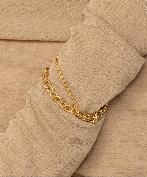 LAPUIS(ラピュイ)の「LAPUIS(ラピュイ) Ornament bracelet(ブレスレット・レディース・ゴールド/マルチ・FREE)」の14枚目の写真