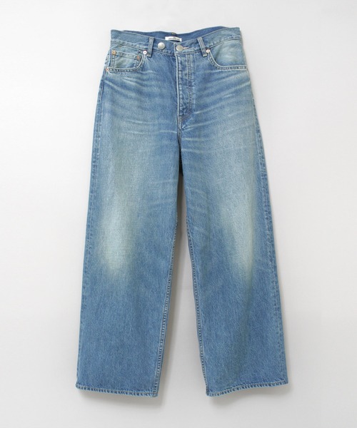 RNA-N(アールエヌエーエヌ)の「R4369 DENIM WIDE PANTS(デニムパンツ・レディース・ライトインディゴブルー・MEDIUM/SMALL)」の9枚目の写真