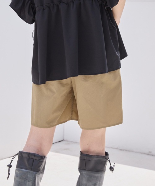 AMERICAN HOLIC(アメリカンホリック)の「水陸両用ハーフパンツ(その他パンツ・レディース・ベージュ/ブラック・M/L)」の6枚目の写真