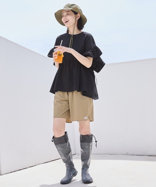AMERICAN HOLIC(アメリカンホリック)の「水陸両用ハーフパンツ(その他パンツ・レディース・ベージュ/ブラック・M/L)」の7枚目の写真