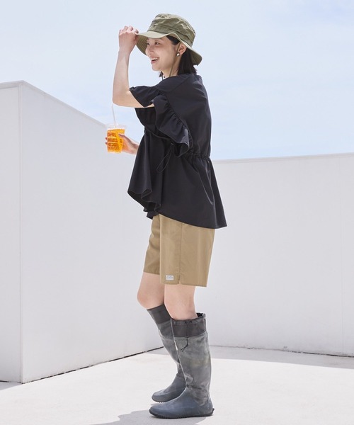AMERICAN HOLIC(アメリカンホリック)の「水陸両用ハーフパンツ(その他パンツ・レディース・ベージュ/ブラック・M/L)」の8枚目の写真
