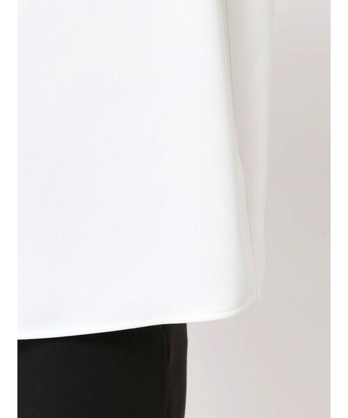 TONAL(トーナル)の「クレリック半袖シャツ(シャツ/ブラウス・レディース・ミント/ネイビー/オフホワイト・MEDIUM)」の17枚目の写真