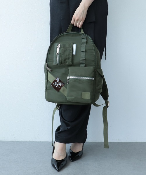 Cepica（セピカ）の「【MARECHAL TERRE / マルシャルテル】マルチプルポケットバックパック（バックパック/リュック・レディース・ブラック/グレー/カーキ・FREE）」の22枚目の写真