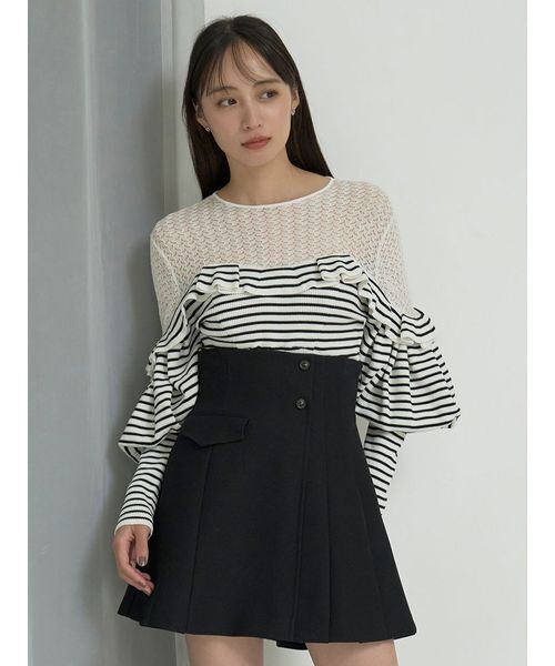【9/2まで限定価格】スナイデル　snidel プリーツスカショーパン プリーツスカショーパン（その他パンツ）｜SNIDEL（スナイデル