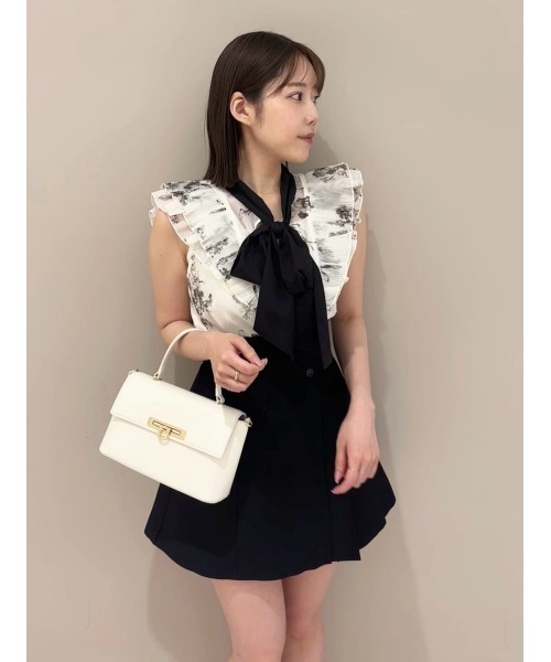 SNIDEL（スナイデル）の「プリーツスカショーパン（その他パンツ・レディース・グレー/ブラック・0/1）」の9枚目の写真