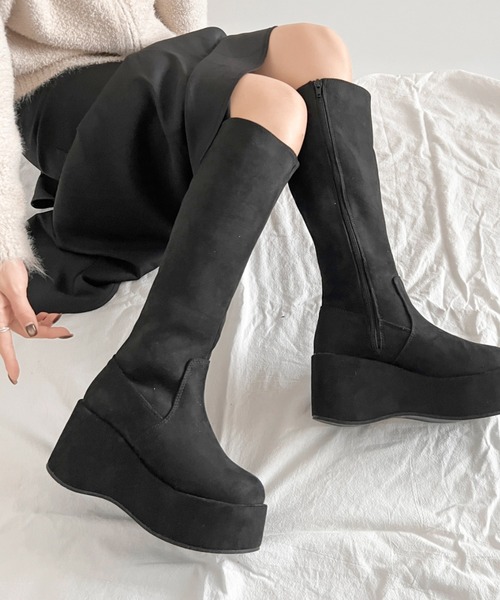 セール】【完売カラー予約受付中】《#防菌》 厚底 プラットフォーム 消