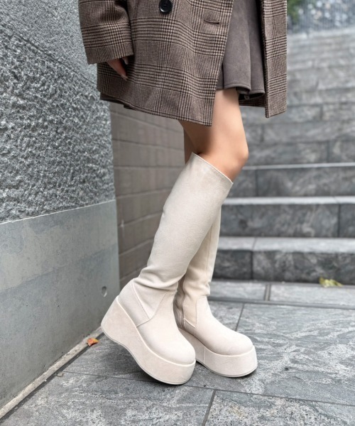 セール】【完売カラー予約受付中】《#防菌》 厚底 プラットフォーム 消