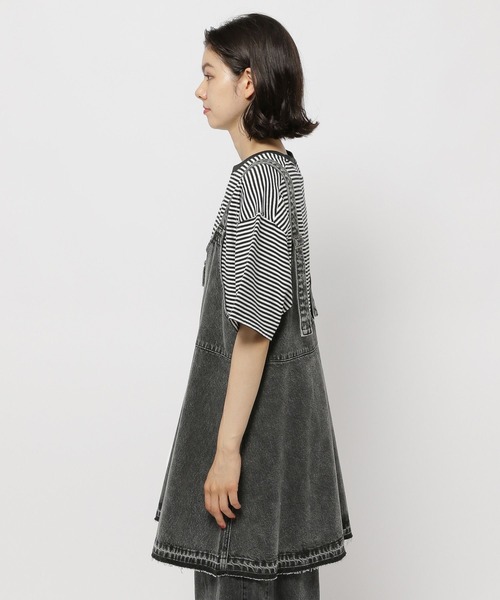 niko and...(ニコアンド)の「【NKJ 2025AW】2WAY OVER CAMISOLE(キャミソール・レディース・チャコール/ダークブラウン/インディゴブルー/ネイビー・FREE)」の16枚目の写真