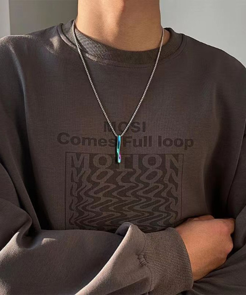 SILVER BULLET（シルバーバレット）の「『SBLTR』ユニセックス ツイストロッドトップネックレス（ネックレス・レディース・その他/シルバー/ゴールド・FREE）」の3枚目の写真