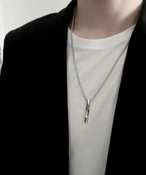 SILVER BULLET（シルバーバレット）の「『SBLTR』ユニセックス ツイストロッドトップネックレス（ネックレス・レディース・その他/シルバー/ゴールド・FREE）」の5枚目の写真