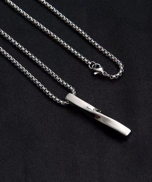SILVER BULLET（シルバーバレット）の「『SBLTR』ユニセックス ツイストロッドトップネックレス（ネックレス・レディース・その他/シルバー/ゴールド・FREE）」の8枚目の写真