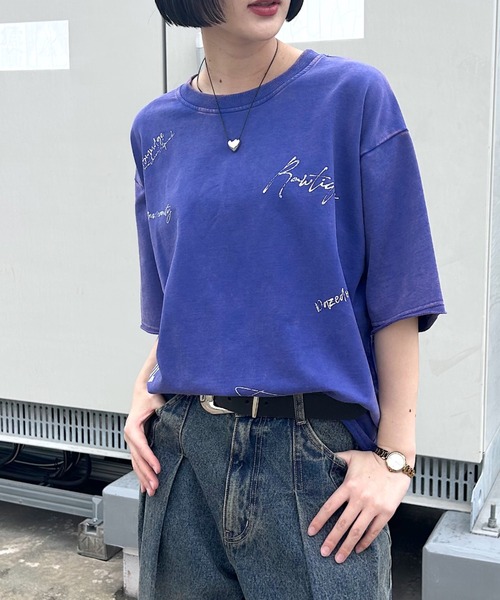 PAGEBOY（ページボーイ）の「アソートグラフィックミニウラケ（Tシャツ/カットソー・レディース・グレー系その他/ブラウン系その他/ブルー系その他2/グレー系その他2/ブルー系その他/ホワイト系その他/ベージュ系その他/ベージュ系その他2・FREE）」の8枚目の写真