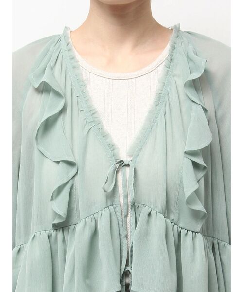 Ungrid（アングリッド）の「フリルデザインエンブロイダリーワンピース