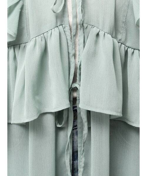 Ungrid(アングリッド)の「フリルデザインエンブロイダリーワンピース(ワンピース・レディース・グリーン/その他1/オフホワイト・FREE)」の15枚目の写真