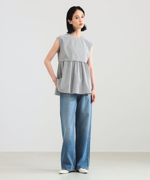 Demi-Luxe BEAMS(デミルクス ビームス)の「【10/2値下げ】ポリエステル レーヨン ペプラム ブラウス(シャツ/ブラウス・レディース・ブラック/ネイビー/ホワイト・ONE SIZE)」の19枚目の写真