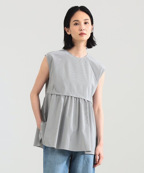 Demi-Luxe BEAMS(デミルクス ビームス)の「【10/2値下げ】ポリエステル レーヨン ペプラム ブラウス(シャツ/ブラウス・レディース・ブラック/ネイビー/ホワイト・ONE SIZE)」の21枚目の写真