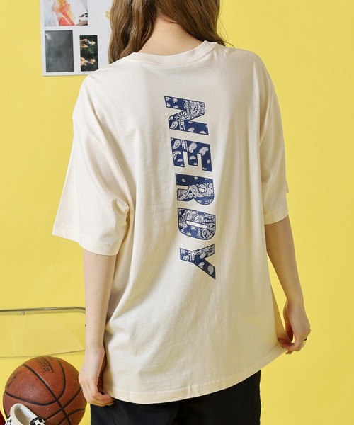 NERDY（ノルディ）の「ペイズリーロゴ S/S Tシャツ（Tシャツ/カットソー・レディース・ホワイト/キナリ・M/S/L）」の17枚目の写真