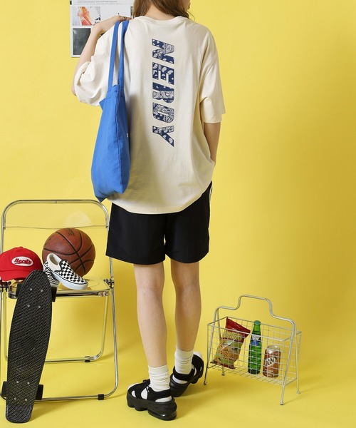 NERDY（ノルディ）の「ペイズリーロゴ S/S Tシャツ（Tシャツ/カットソー・レディース・ホワイト/キナリ・M/S/L）」の14枚目の写真