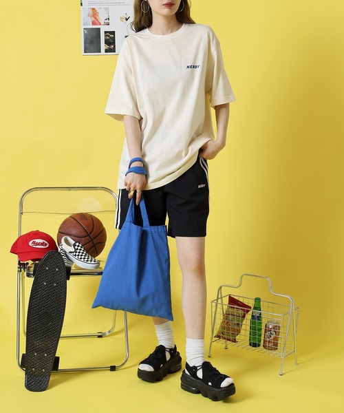 NERDY（ノルディ）の「ペイズリーロゴ S/S Tシャツ（Tシャツ/カットソー・レディース・ホワイト/キナリ・M/S/L）」の13枚目の写真