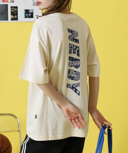 NERDY（ノルディ）の「ペイズリーロゴ S/S Tシャツ（Tシャツ/カットソー・レディース・ホワイト/キナリ・M/S/L）」の12枚目の写真