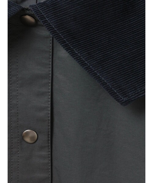 MidiUmi（ミディウミ）の「MidiUmi ハンティングジャケット（ダウンジャケット/コート・レディース・チャコールグレー/ブラック/ベージュ・FREE）」の6枚目の写真