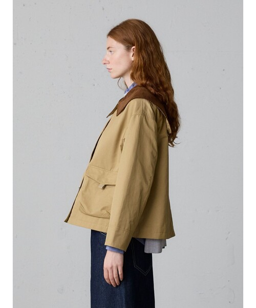 MidiUmi（ミディウミ）の「MidiUmi ハンティングジャケット（ダウンジャケット/コート・レディース・チャコールグレー/ブラック/ベージュ・FREE）」の9枚目の写真