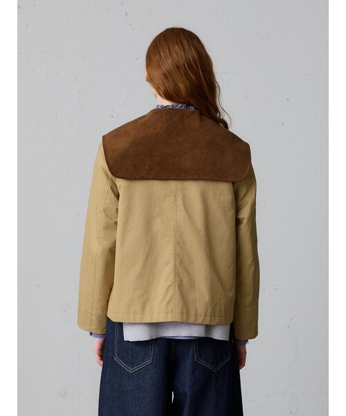 MidiUmi（ミディウミ）の「MidiUmi ハンティングジャケット（ダウンジャケット/コート・レディース・チャコールグレー/ブラック/ベージュ・FREE）」の10枚目の写真