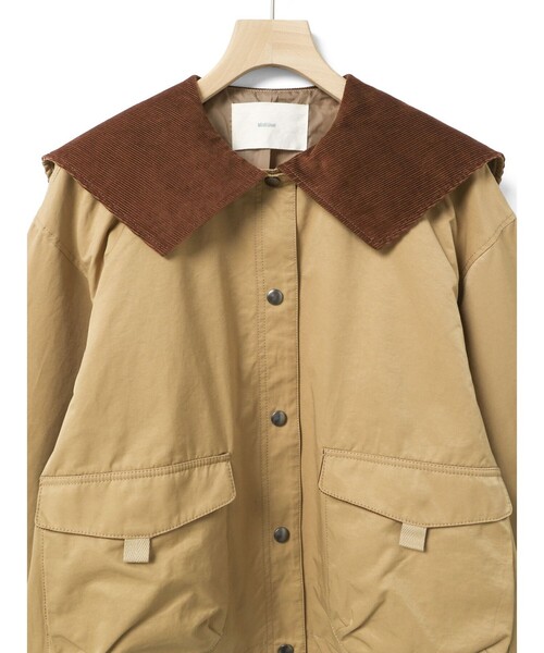 MidiUmi（ミディウミ）の「MidiUmi ハンティングジャケット（ダウンジャケット/コート・レディース・チャコールグレー/ブラック/ベージュ・FREE）」の16枚目の写真