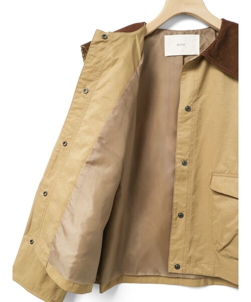 MidiUmi（ミディウミ）の「MidiUmi ハンティングジャケット（ダウンジャケット/コート・レディース・チャコールグレー/ブラック/ベージュ・FREE）」の17枚目の写真