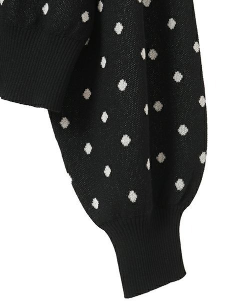 Candy Stripper(キャンディストリッパー)の「RIBBON COLLAR ニット(ニット/セーター・レディース・ブラック×ホワイト/ホワイト×ブラック/ブラック・FREE)」の21枚目の写真