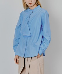 DOLLUPOOPS（ドールアップウップス）の「フェイクパールボタンフロントフリルブラウス（シャツ/ブラウス）」